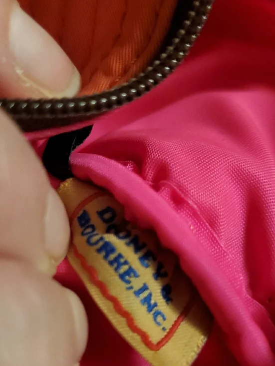 Dooney & Bourke Pink Crossbody Nylon Zip Pouch - Picture 5 of 5